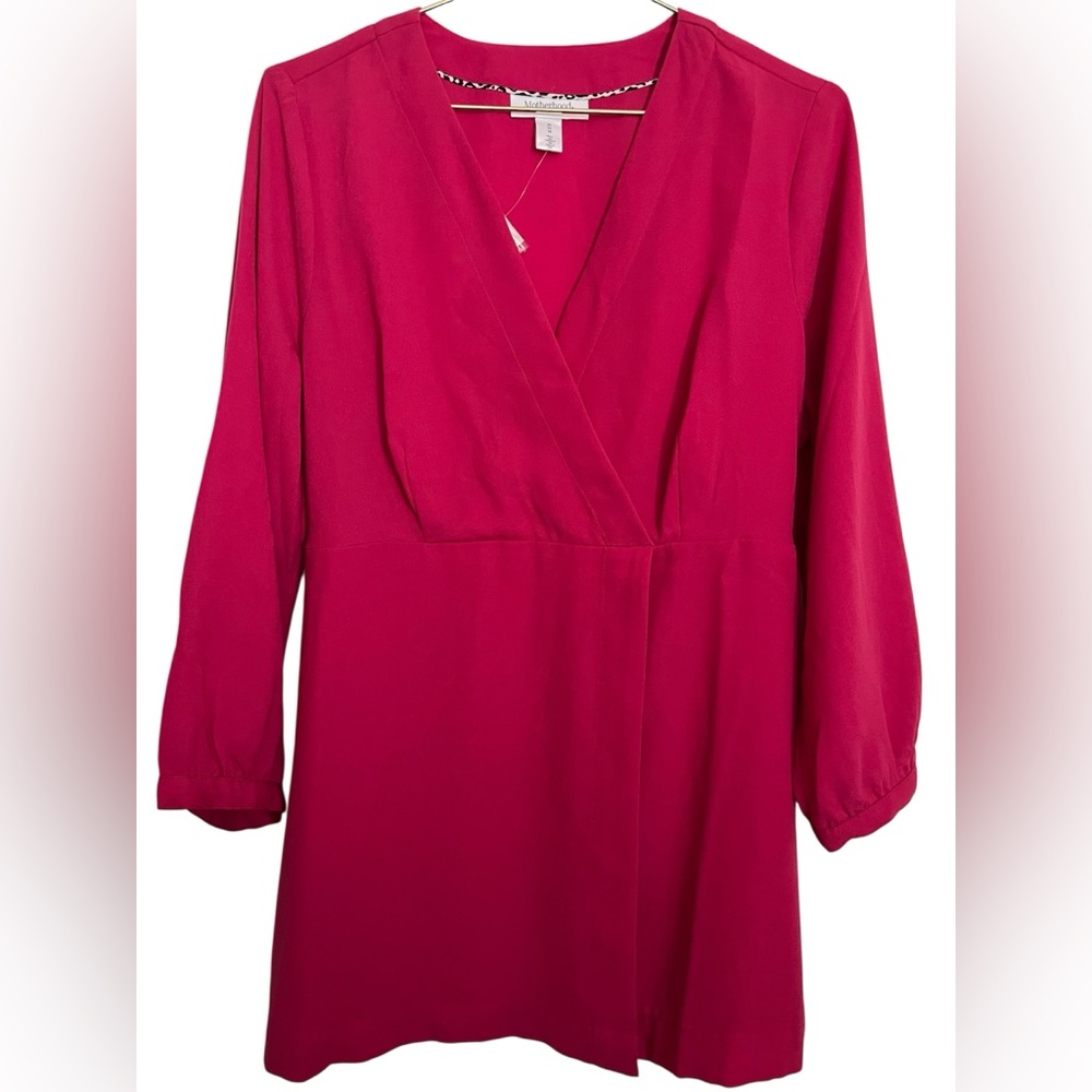 Motherhood Pink Maternity Top M 3/4 Sleeve